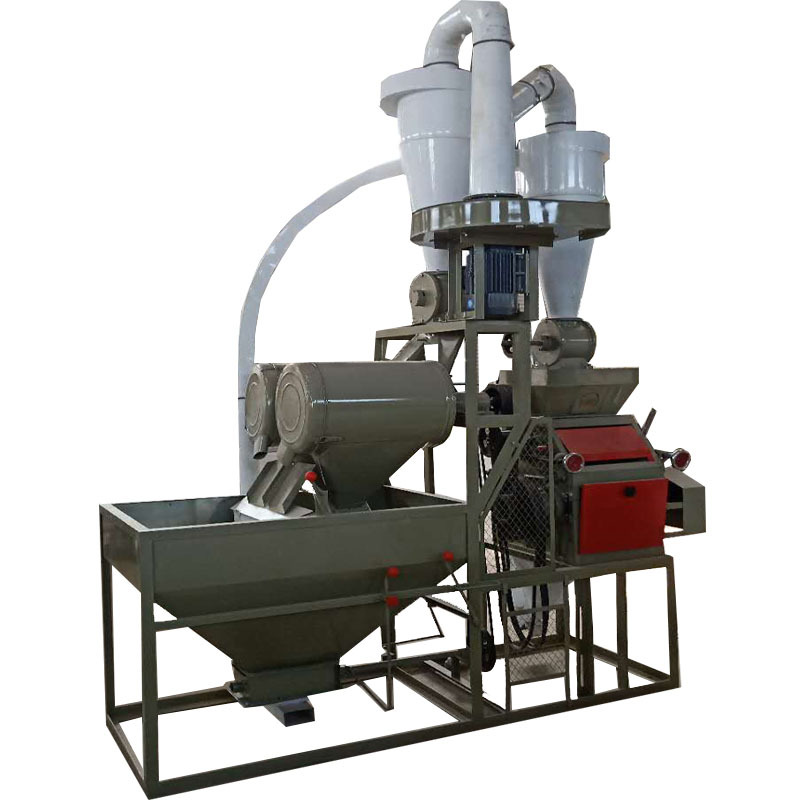 厂家直供 小麦 荞麦 自动上料 来料加工 6f22-50磨面机 面粉机