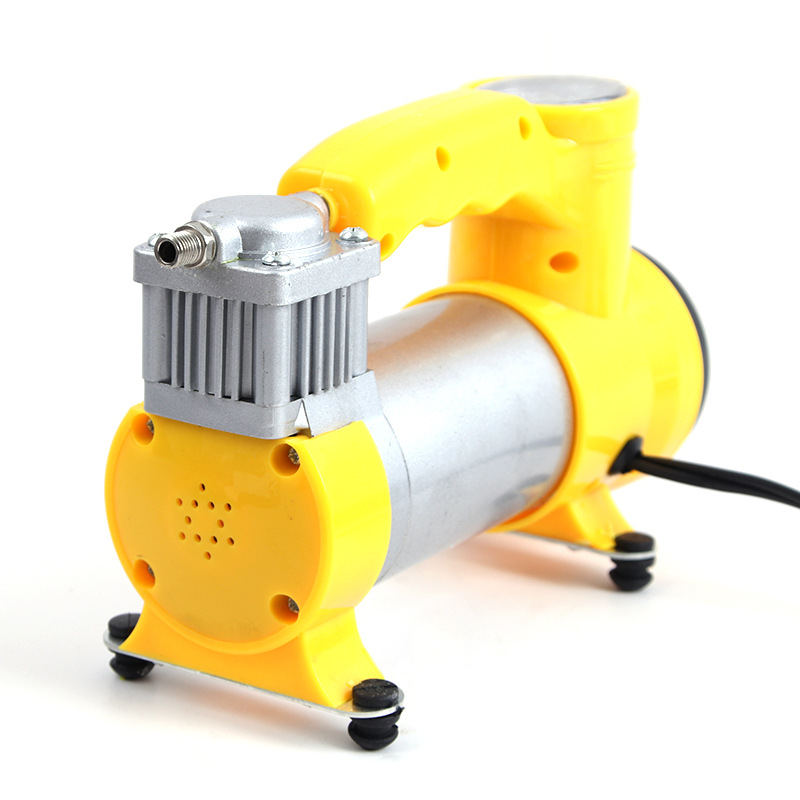 越野汽车充气泵单缸车载充气12v电动轮胎打气泵 带灯气泵厂家直销