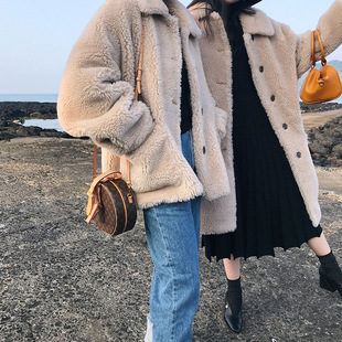 cc studios cc家 闺蜜绵羊装 基础廓形进口羊剪绒长短款外套s103