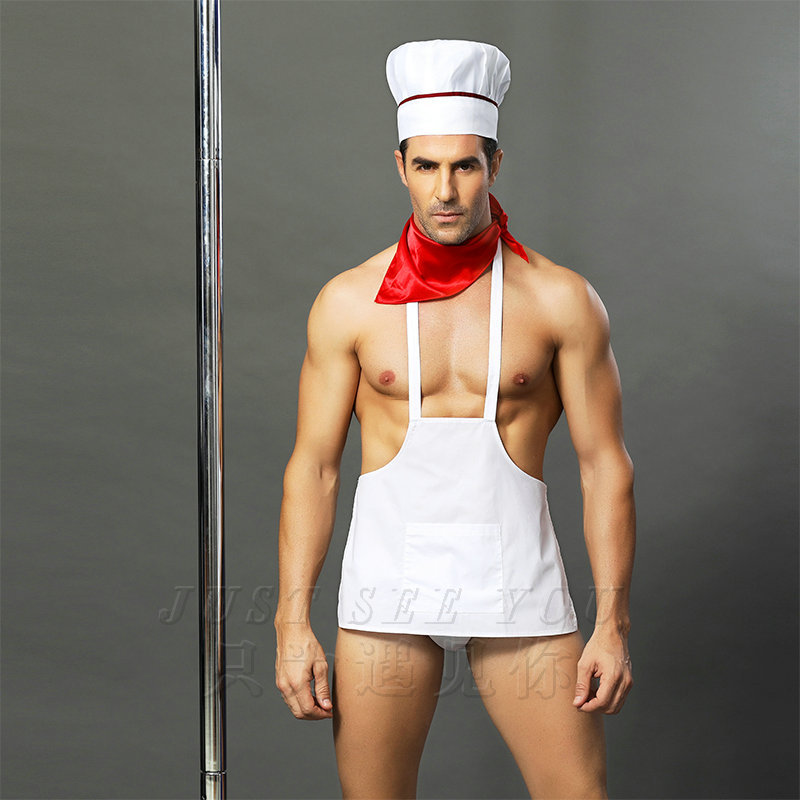Fuqu New Chef Police Servant Men's Sexy Uniform Role-Playing Uniform Temptation 6612 Manufacturers Supply