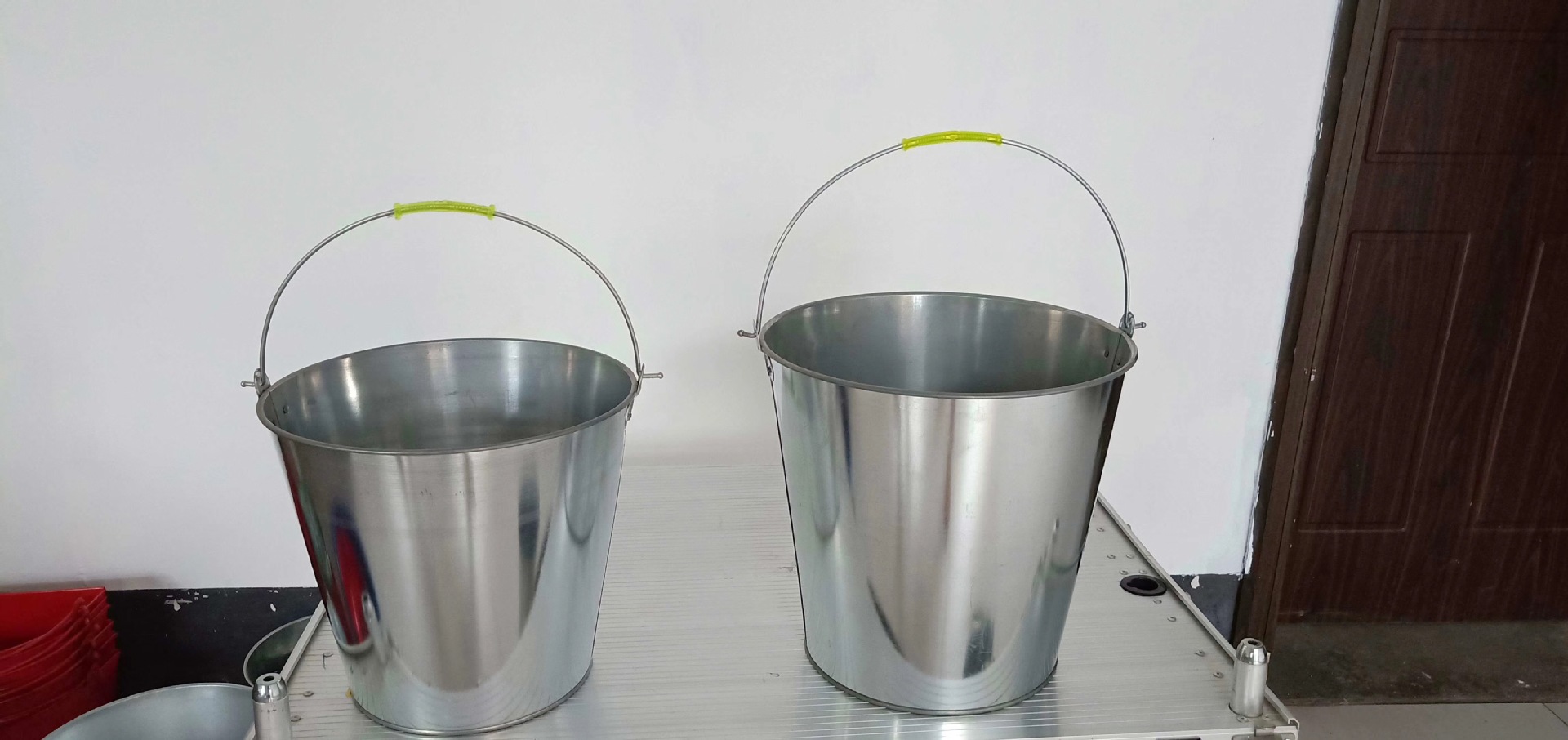 铁水桶镀铝园艺 铁皮提水桶镀铝铁桶8升10升12升15升广告礼品logo