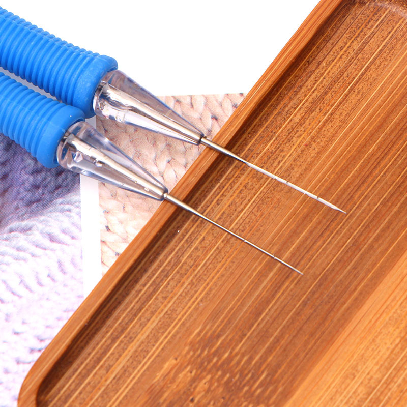 diy羊毛毡戳戳乐戳针单针刺布用戳戳乐毡刺针笔式带针柄