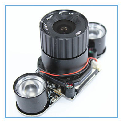 raspberry pi 自动切换ir cut夜视灯 4mm大镜头500万树莓派摄像头
