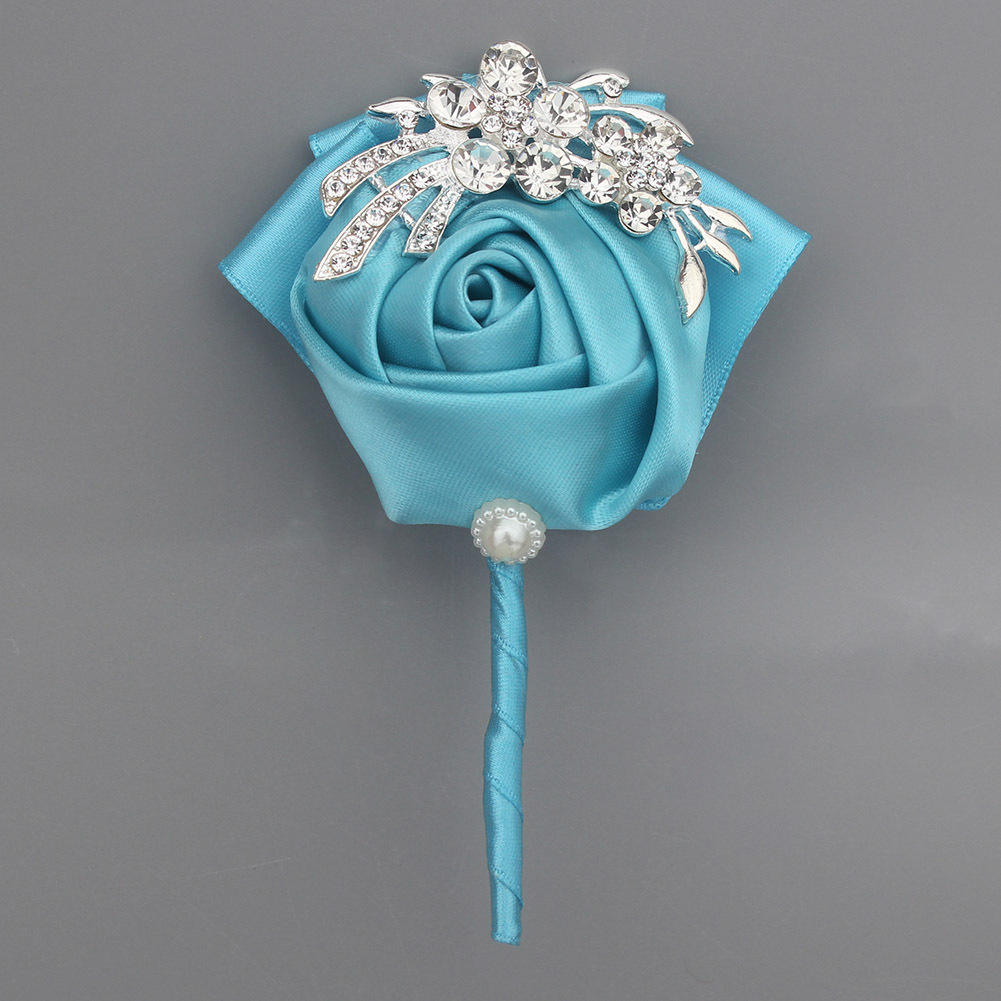 外贸品质新娘胸花新郎胸花缎带胸花 wifelai 婚庆花束装饰品xh001