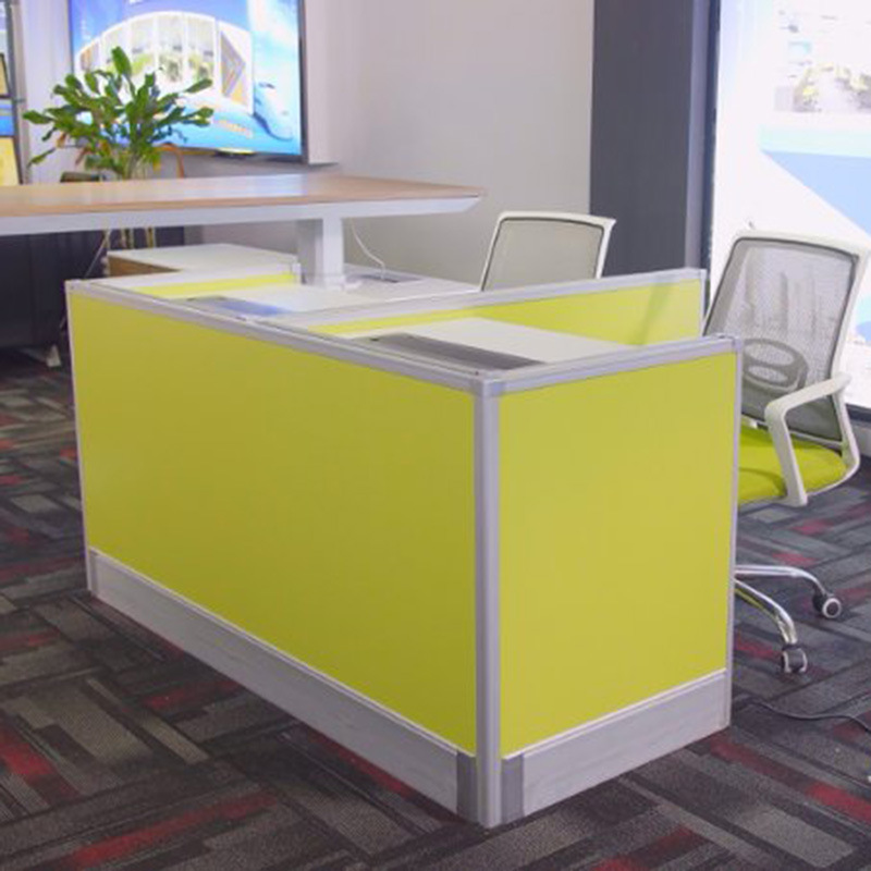 电动多媒体屏风桌电动升降屏风台广州隔断屏风升降考试专用-阿里巴巴