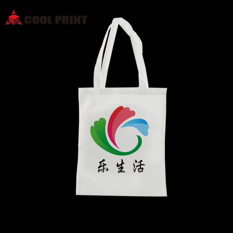 Thermal Transfer Student Advertising Canvas Bag Artistic One-Shoulder Canvas Bag Can Be Printed Blank Vertical Handbag Wholesale