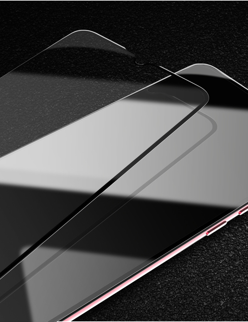 vivo x23碳纤维钢化膜9d全屏软边保护膜抗蓝光防指纹手机紫光膜