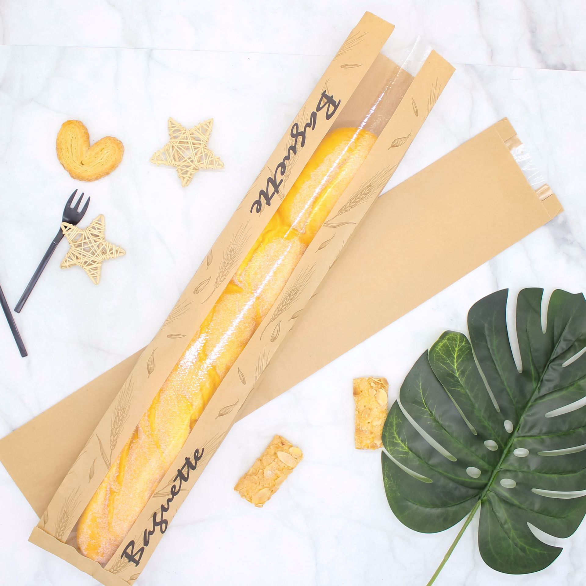 法式食品级法式面包法棍糕点包装袋一次性防油食品纸袋