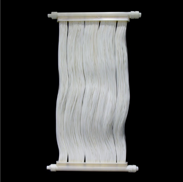 中空纤维超滤膜丝 pvdf材质mbr膜 帘式膜 寿命长不断丝超滤膜片