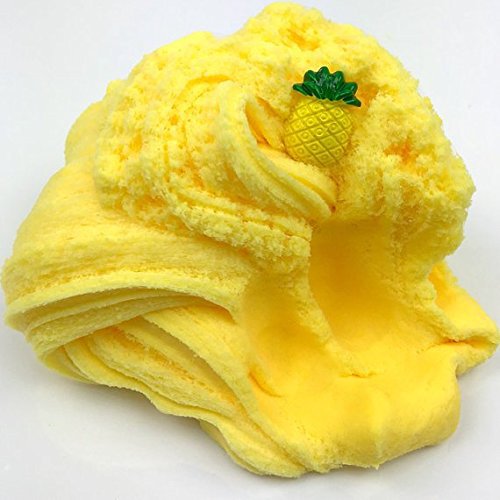 菠萝蚕丝泥 cloud slime 史莱姆云朵泥千丝泥diy解压益智玩具