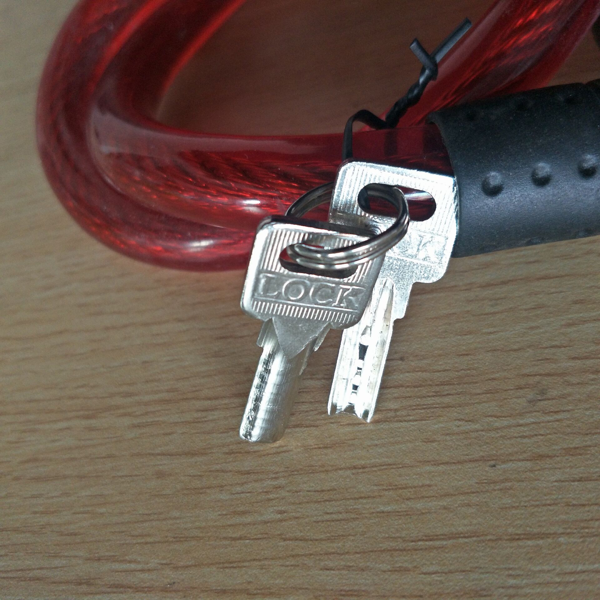 电动车锁链条锁防盗锁自行车钢丝锁链条锁自行车25x100原子车锁