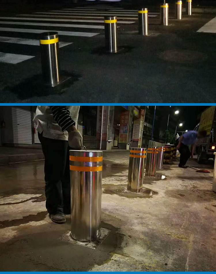 停车场升降柱 全自动一体式液压升降柱步行街安全反防护路障