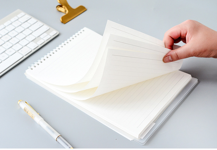 创意简约 b5 a5pp线圈本横线 方格80页上翻线圈手账本记事本