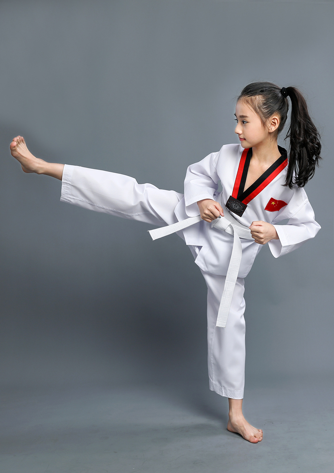 跆拳道服儿童成人衣服短袖长袖男女服装秋季泰拳道初学者训练道服