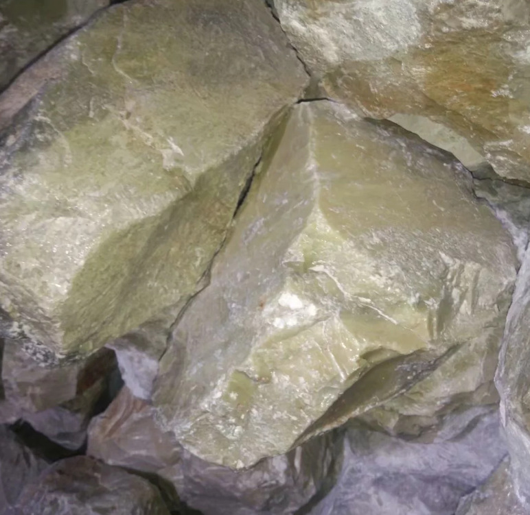 青田石封门天然原石冻料摆件料印章料叶腊石按公斤称包邮寿山石