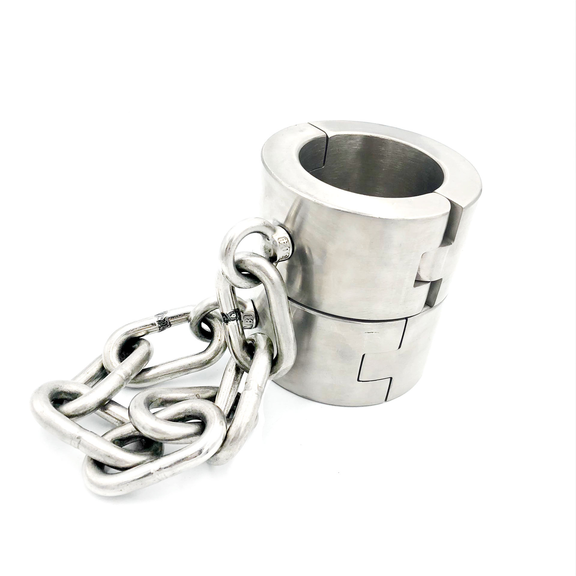 厂家直销女用不锈钢特重脚镣(6cm高 钥匙开启)金属成人情趣用品