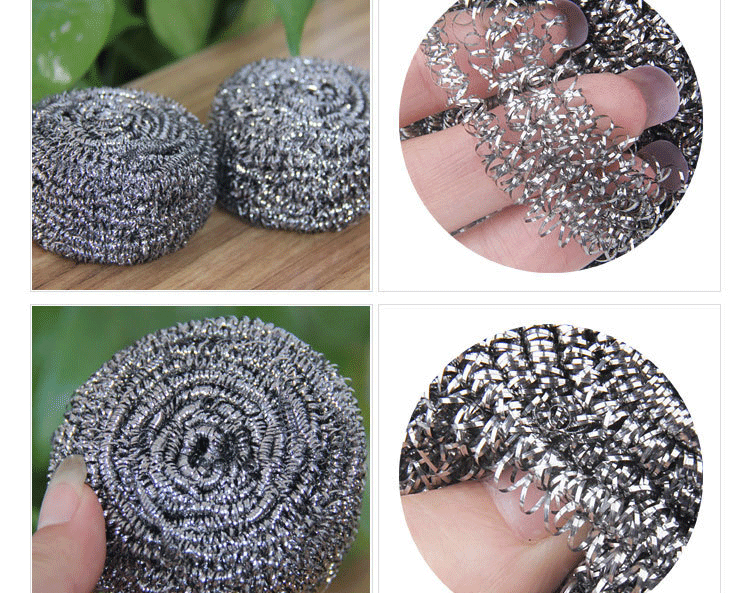 钢丝球刷4个装家务清洁球 居家日用厨房洗碗钢丝洗碗球