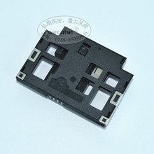 IC卡座 KF-007K L镂空型 8PIN 插件下落型常开 机顶盒卡嘴高品质