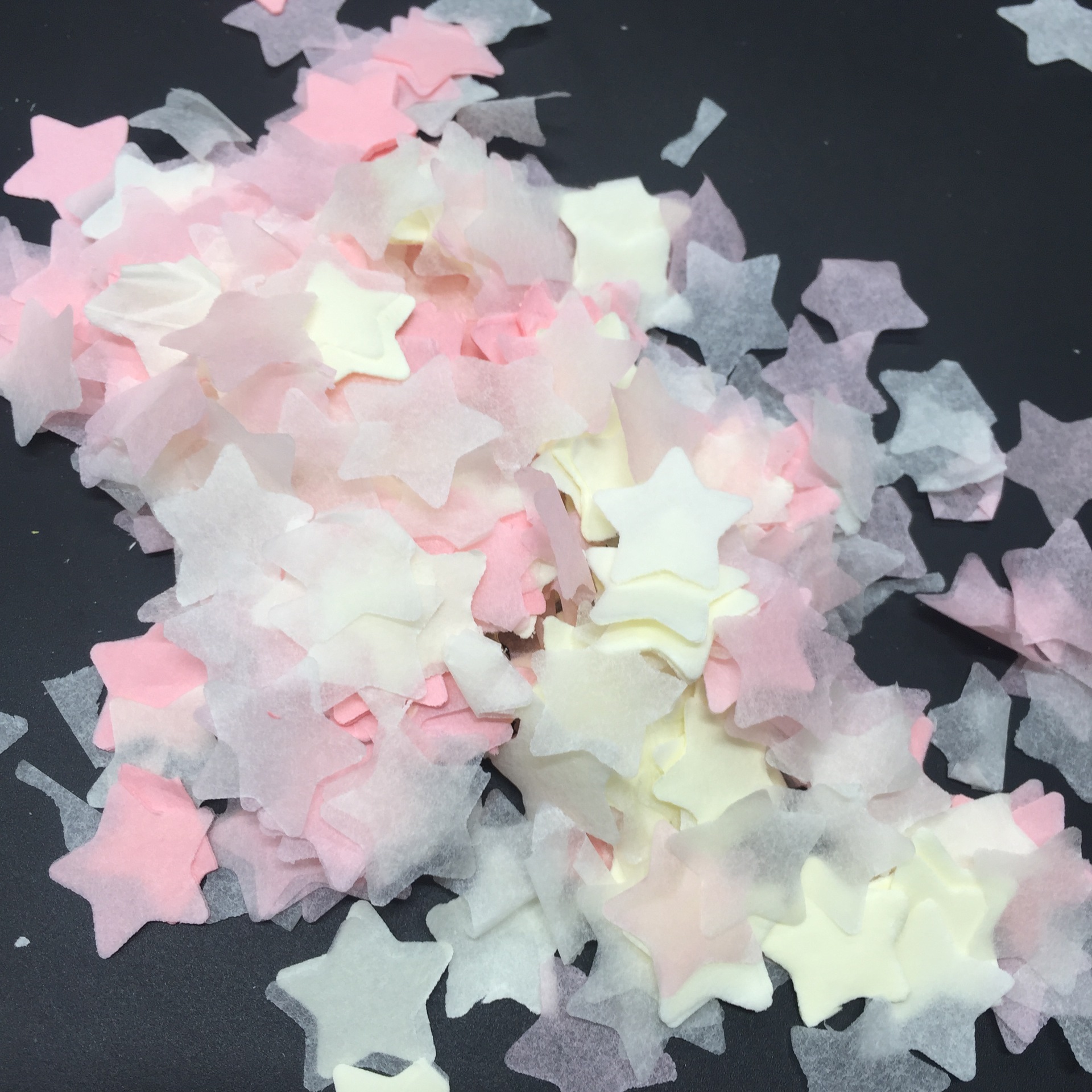 跨境热卖圆形金银色亮片 铝膜金色纸片铝箔纸屑气球装饰厂家批发