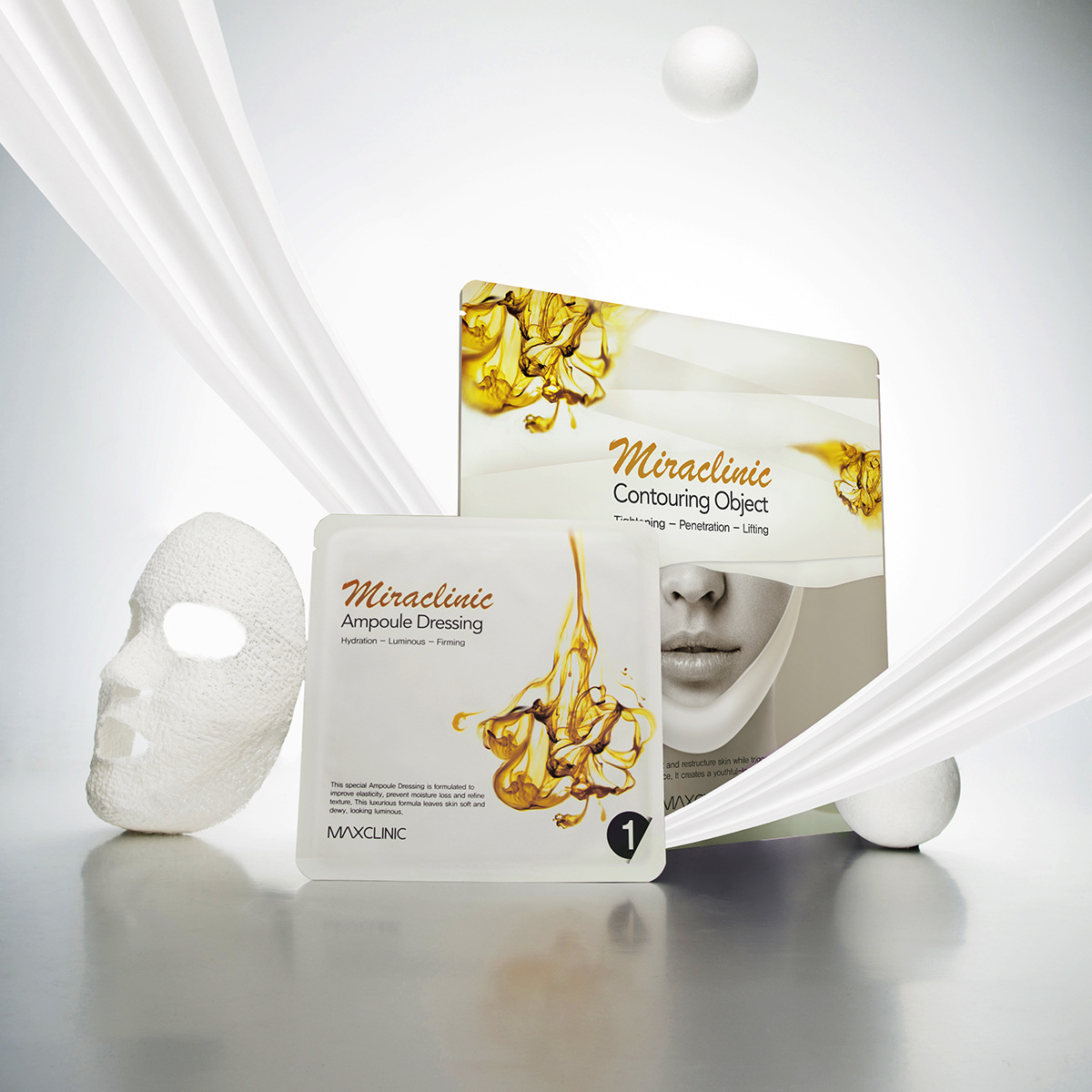 现货韩国 maxclinic 魅可丽倪石膏面膜打造小v脸 柔嫩细滑