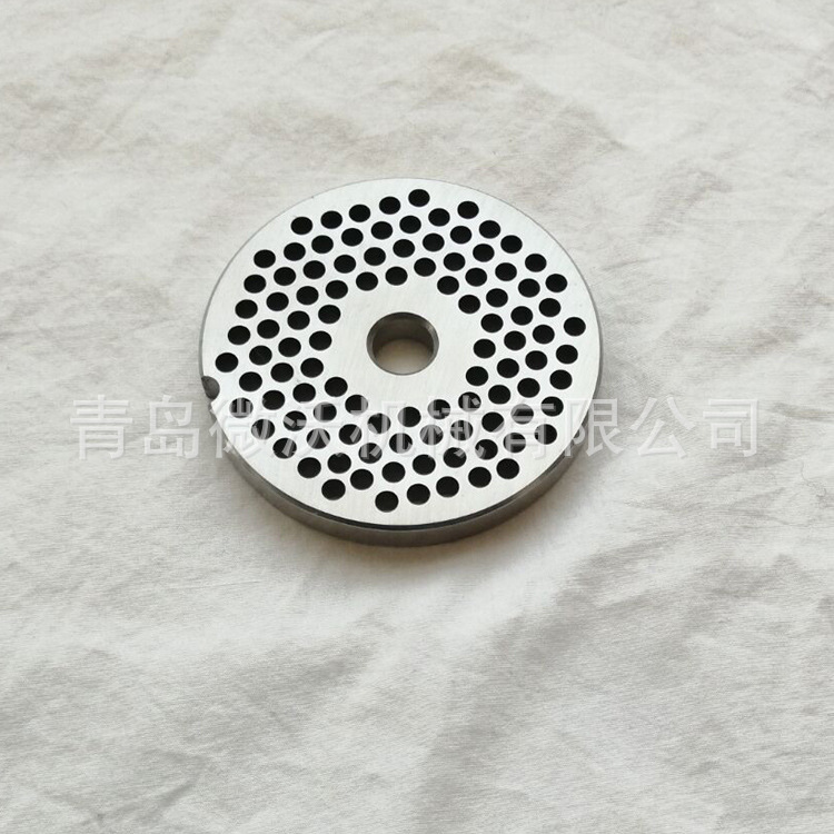 22号不锈钢绞肉机孔板绞肉机配件绞肉盘绞肉机用圆刀