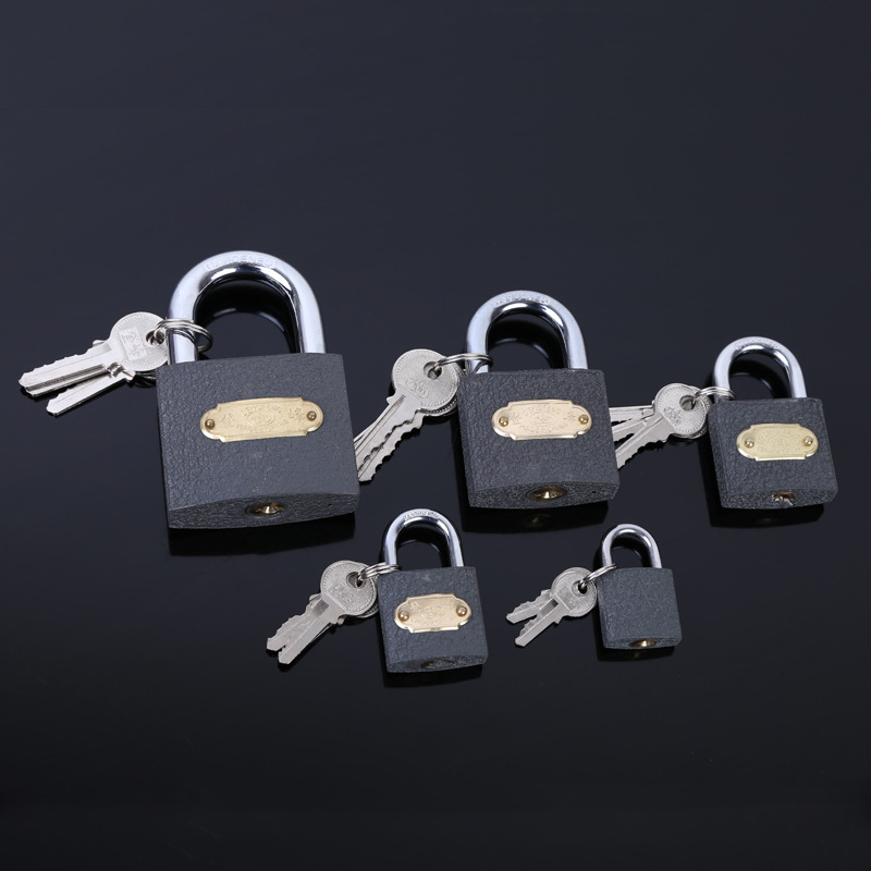 登峰挂锁锁具橱柜仓库锁头房门铁挂锁短钩长梁锁吊扣 互开361-367