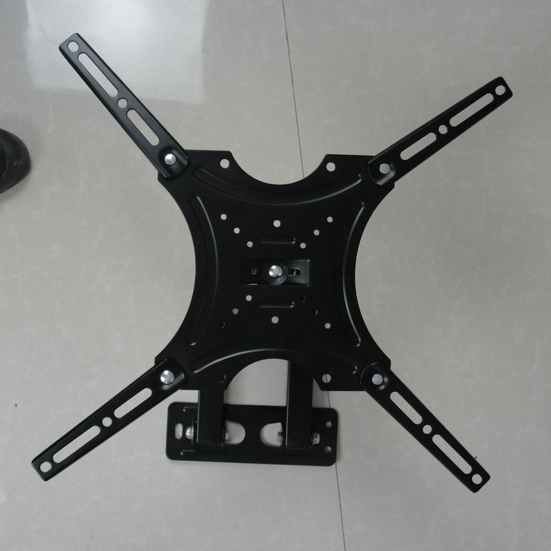 伸缩摇摆架10-55寸电视支架 加厚轧钢伸缩旋转架 高承重旋转架