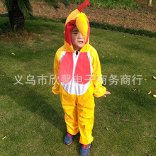 儿童亲子活动动物小鸡表演服成人公鸡母鸡动物造型舞蹈话剧演出服