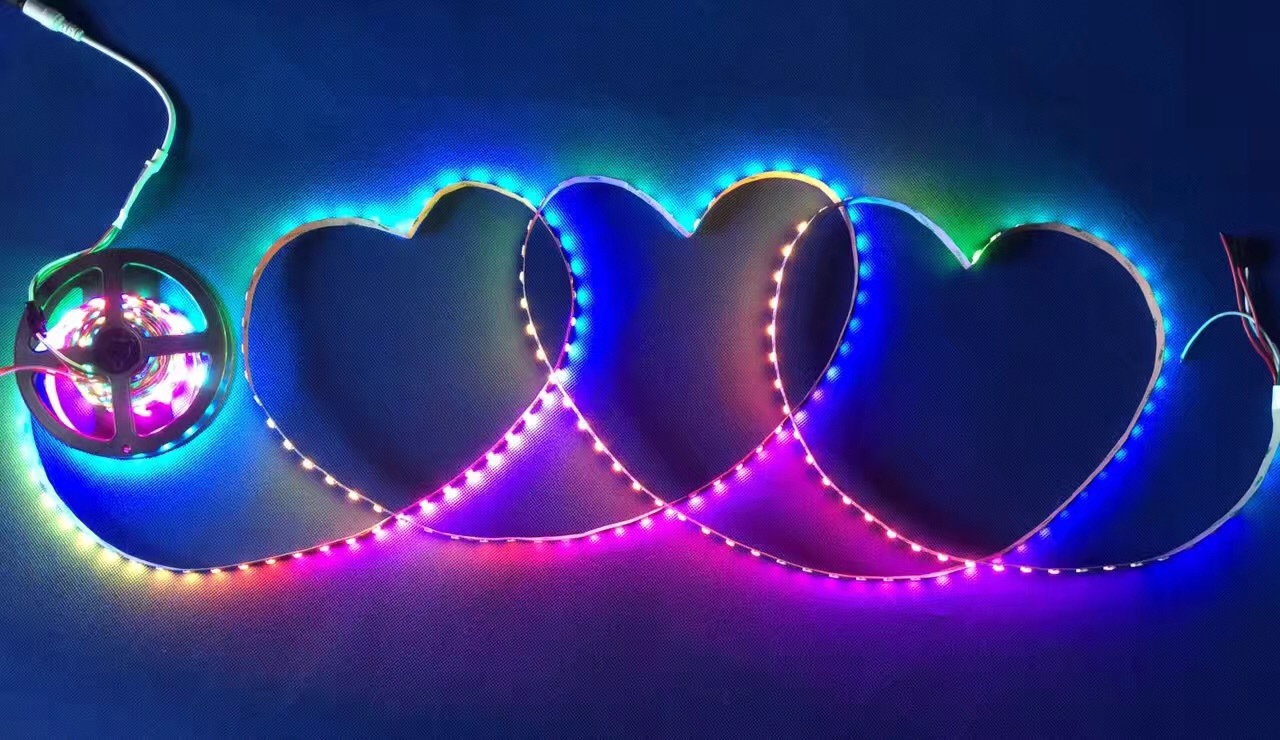 ledpixel ws2811 全彩外露灯串屏15cm5inches 1903 f812mm 3inche