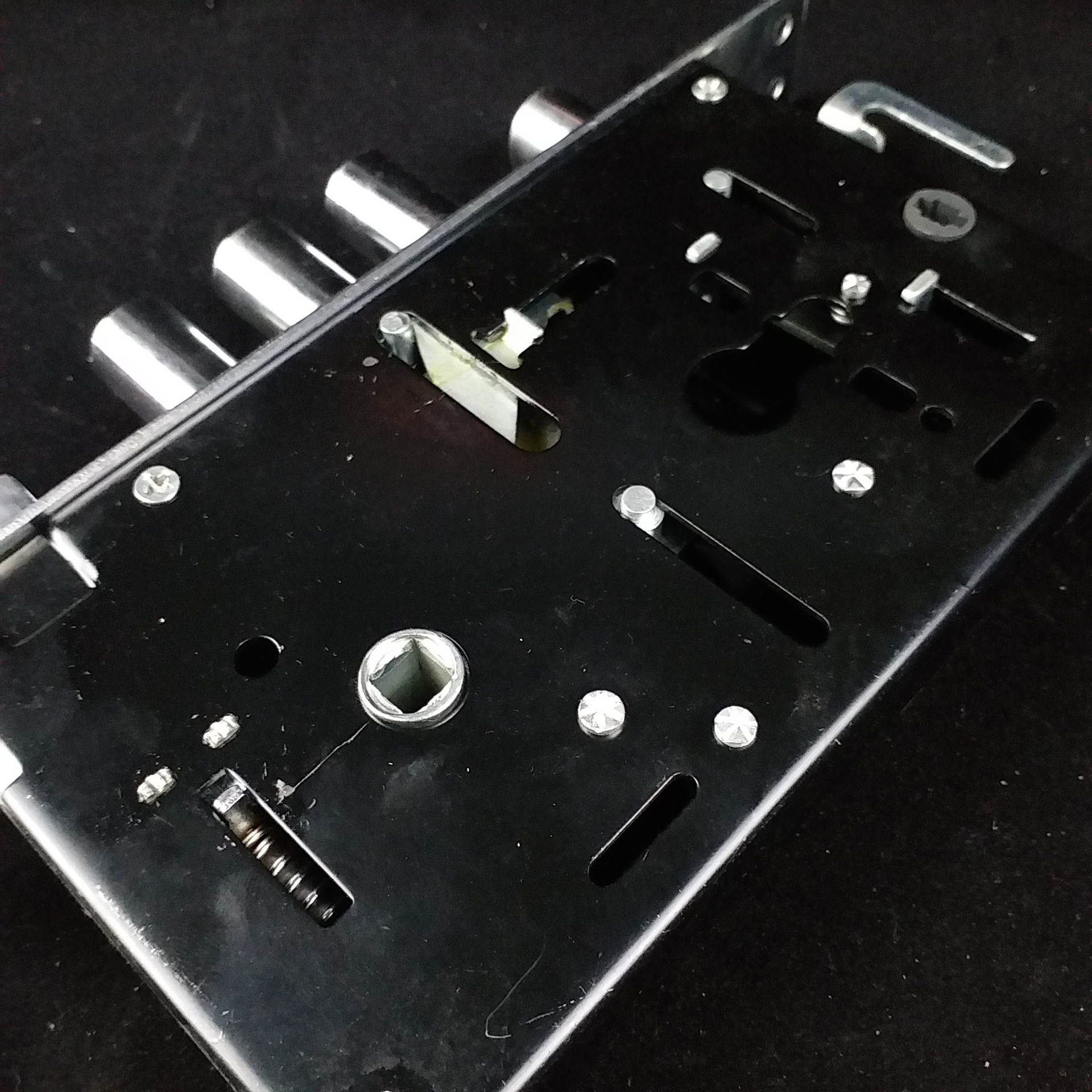 加厚大圆柱锁体 大圆头带钩锁体 防盗门锁体 厂家直销零售