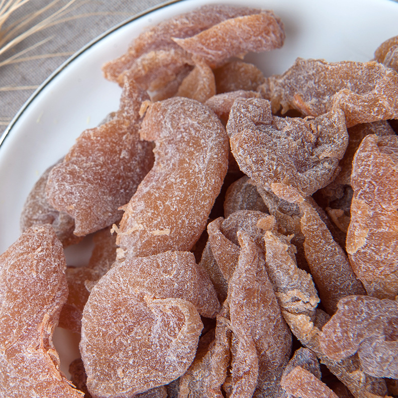 蜜饯果干盐津桃肉散装 办公室休闲零食开胃桃脯500g/袋盐津桃干