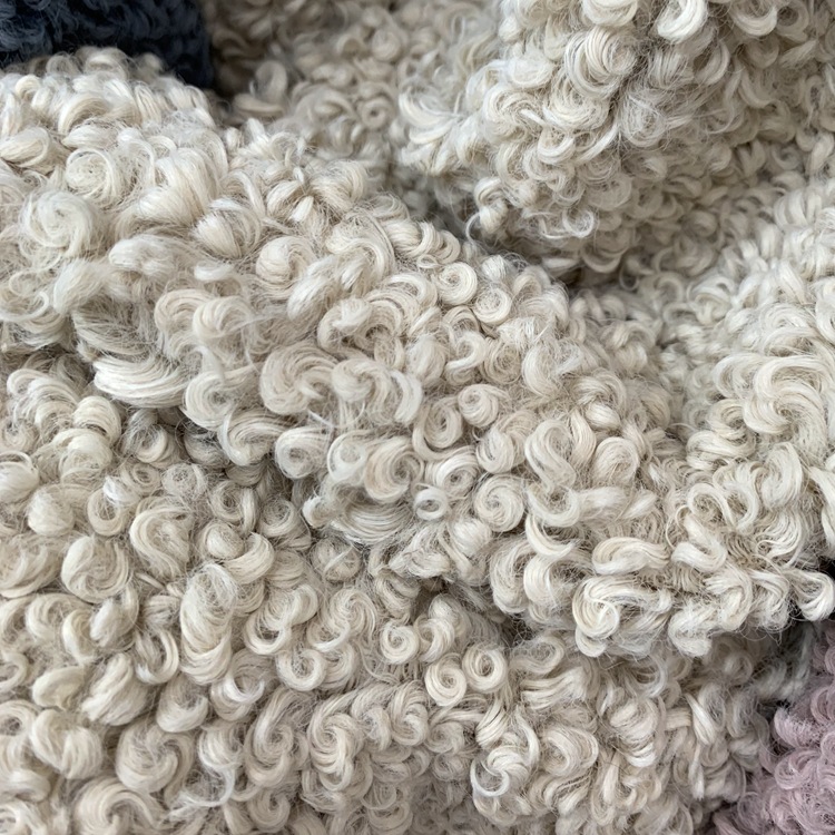 新品土耳其羊卷毛 圈圈绒 仿羊毛 颗粒羊绒 时尚大衣皮毛一体绒