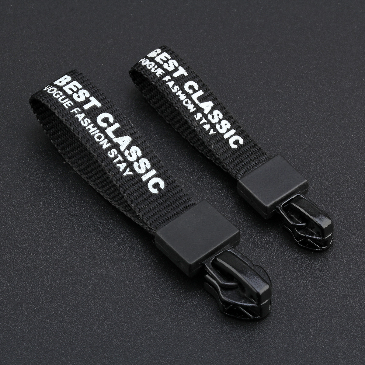 【九】织带印刷拉头 现货3号5号拉链头拉绳 拉链拉手 现货供应