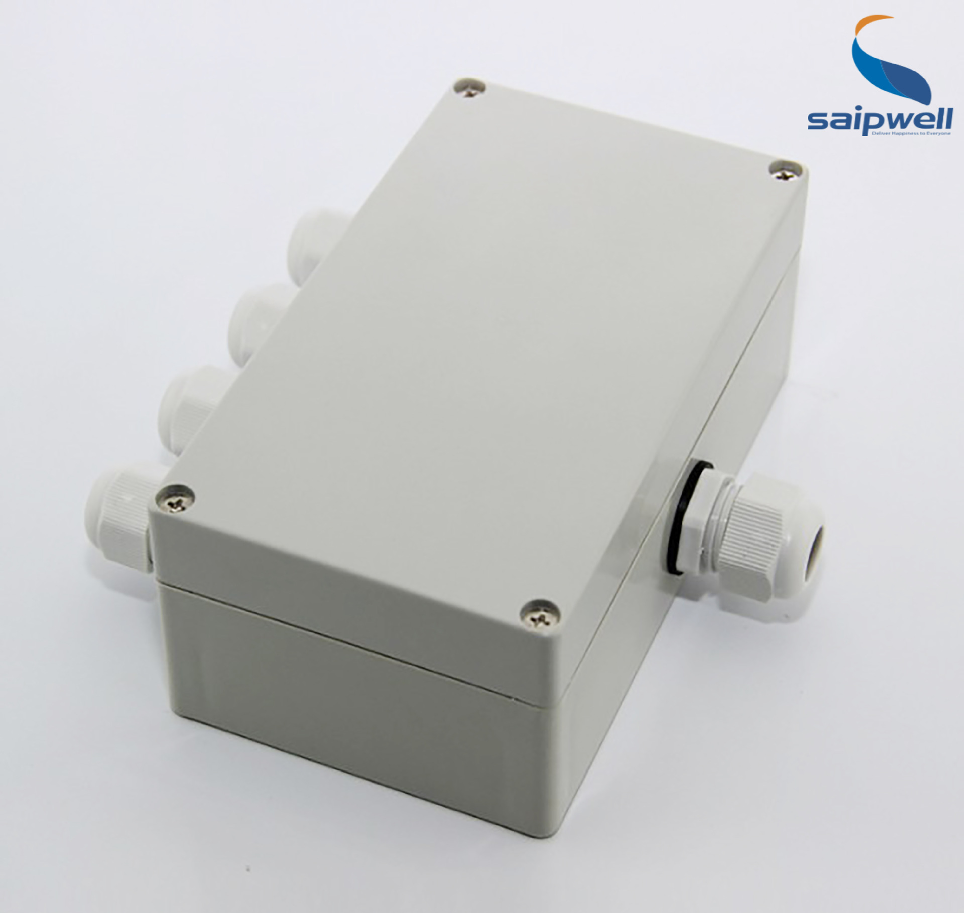 厂家直供一进五出防水接线盒 abs电缆分支箱  户外光纤电缆配电箱