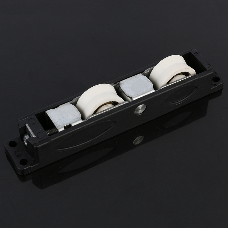 铝合金双轮 铝合金门窗滑轮轨道推拉窗户铝合金滑轮平移门滚配件