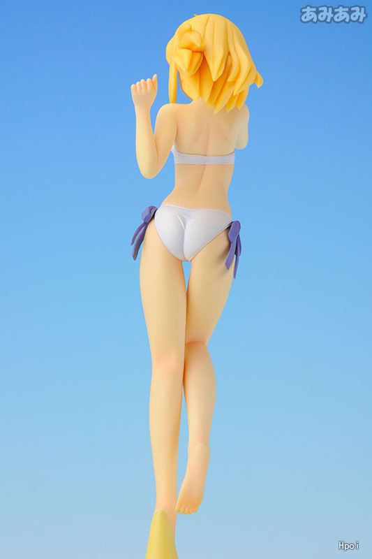 fate命运之夜 塞巴 saber水着 白色泳装 手办模型