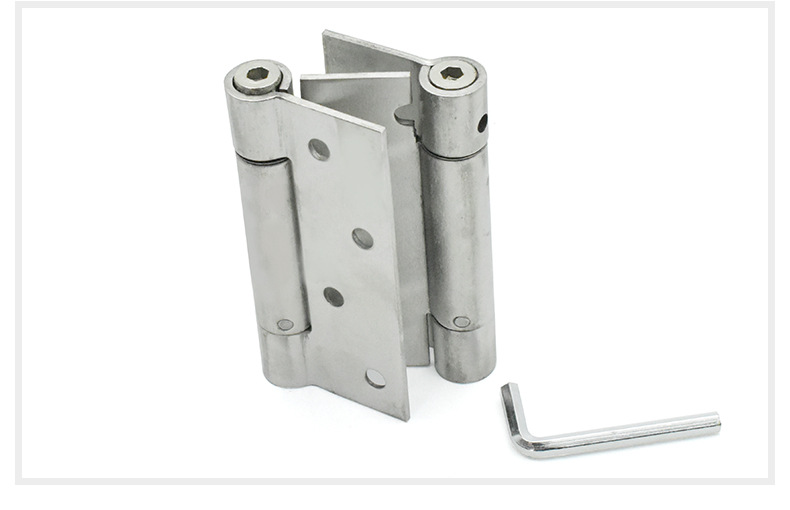 雄者不锈钢双弹合页 防火门双向弹簧自动开关门合页铰链厂家直销