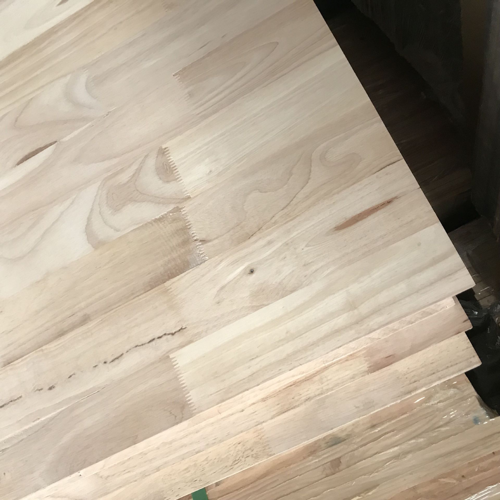 供应 橡胶木指接板有节c板