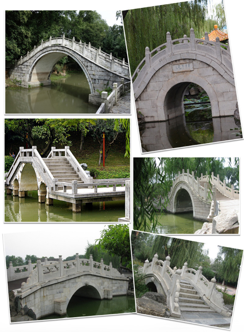 厂家直销石雕栏板桥园林广场桥景观小桥汉白玉桥栏杆大理石雕刻