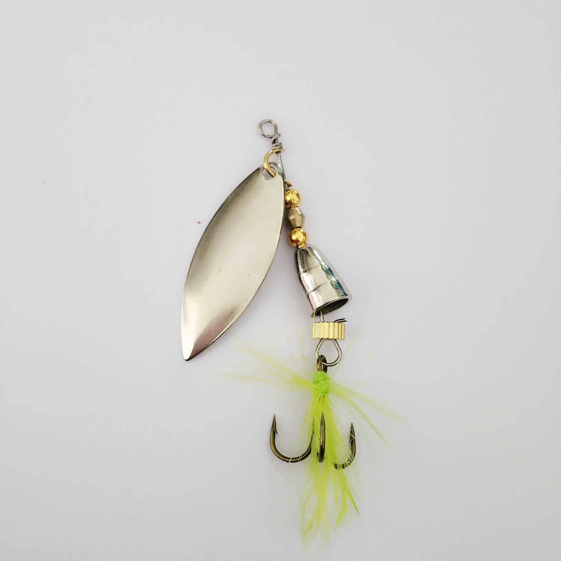 6g7cm羽毛旋转亮片金属亮片仿真假饵路亚饵柳叶鱼饵亮片路亚