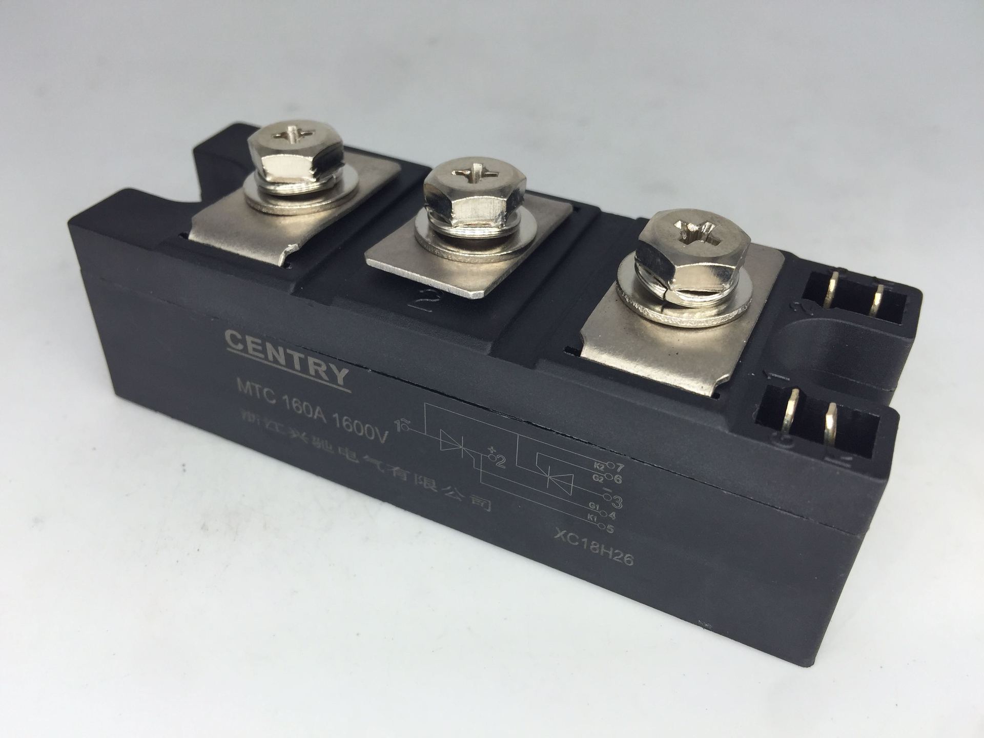 晶闸管模块_厂家专业供应 mtc160a大功率可控硅 高频平底形全控模块