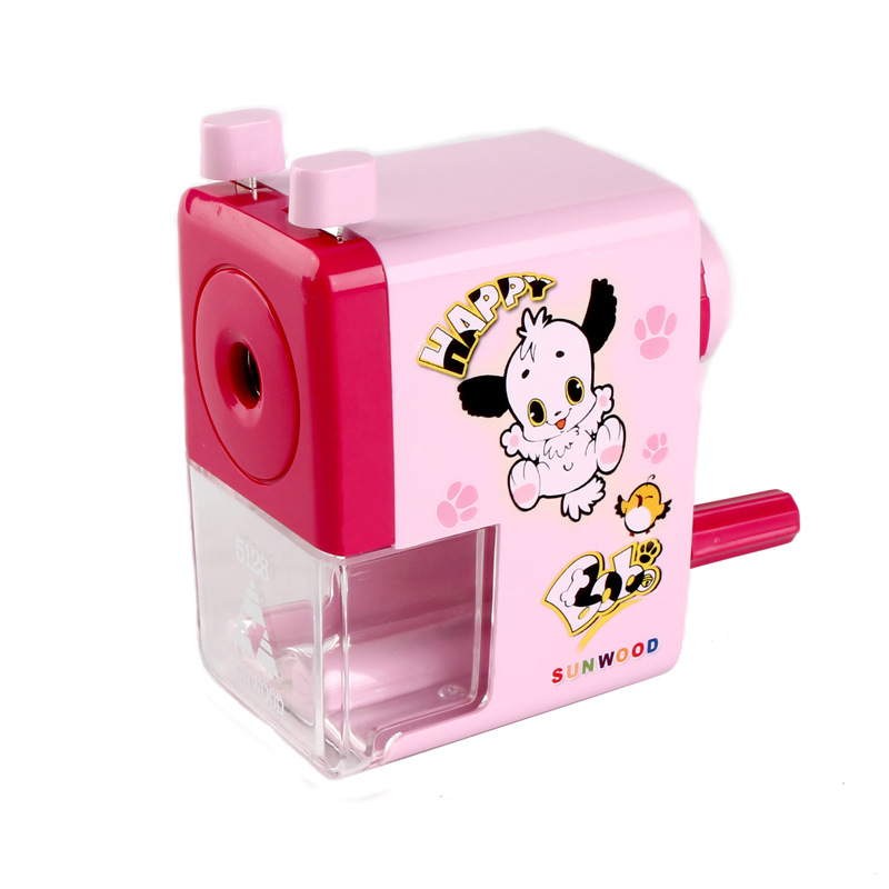 三木5128可爱手摇削笔刀 卡通创意简约卷笔刀 新款学生手摇削笔刀