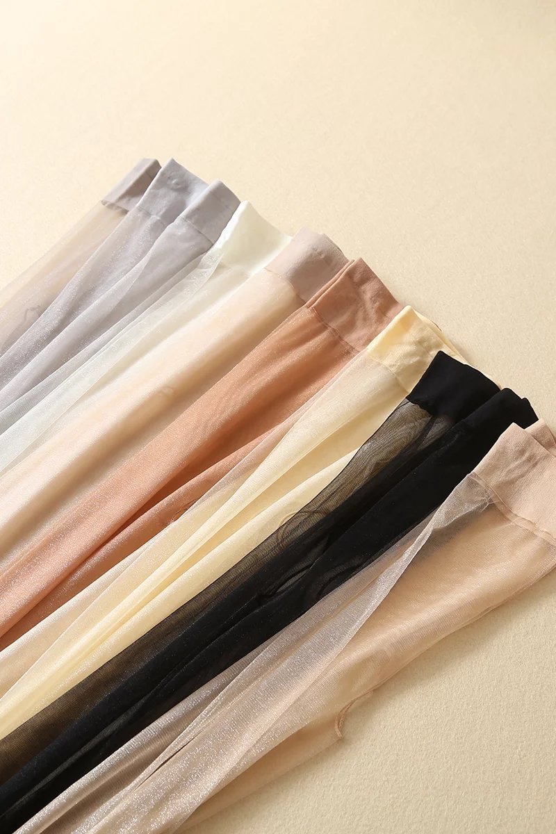 2d一线t档性感隐形全透明 珠光微闪脚尖透明情趣开档丝袜连裤袜