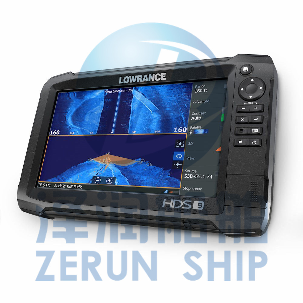 劳伦斯lowrancehds791216carbon船用gps导航海图鱼探仪探鱼器
