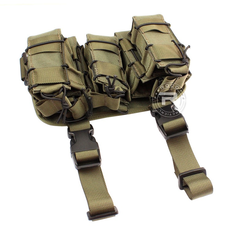 战术腿包战术腿挂含两个双联子母袋一个单联袋 tactical leg rig