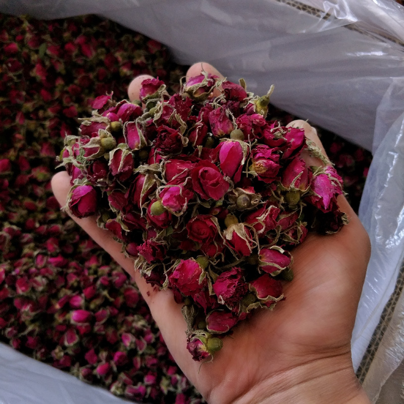 山东平阴玫瑰花茶袋装散装厂家批发食用重瓣低温花蕾花草茶无硫