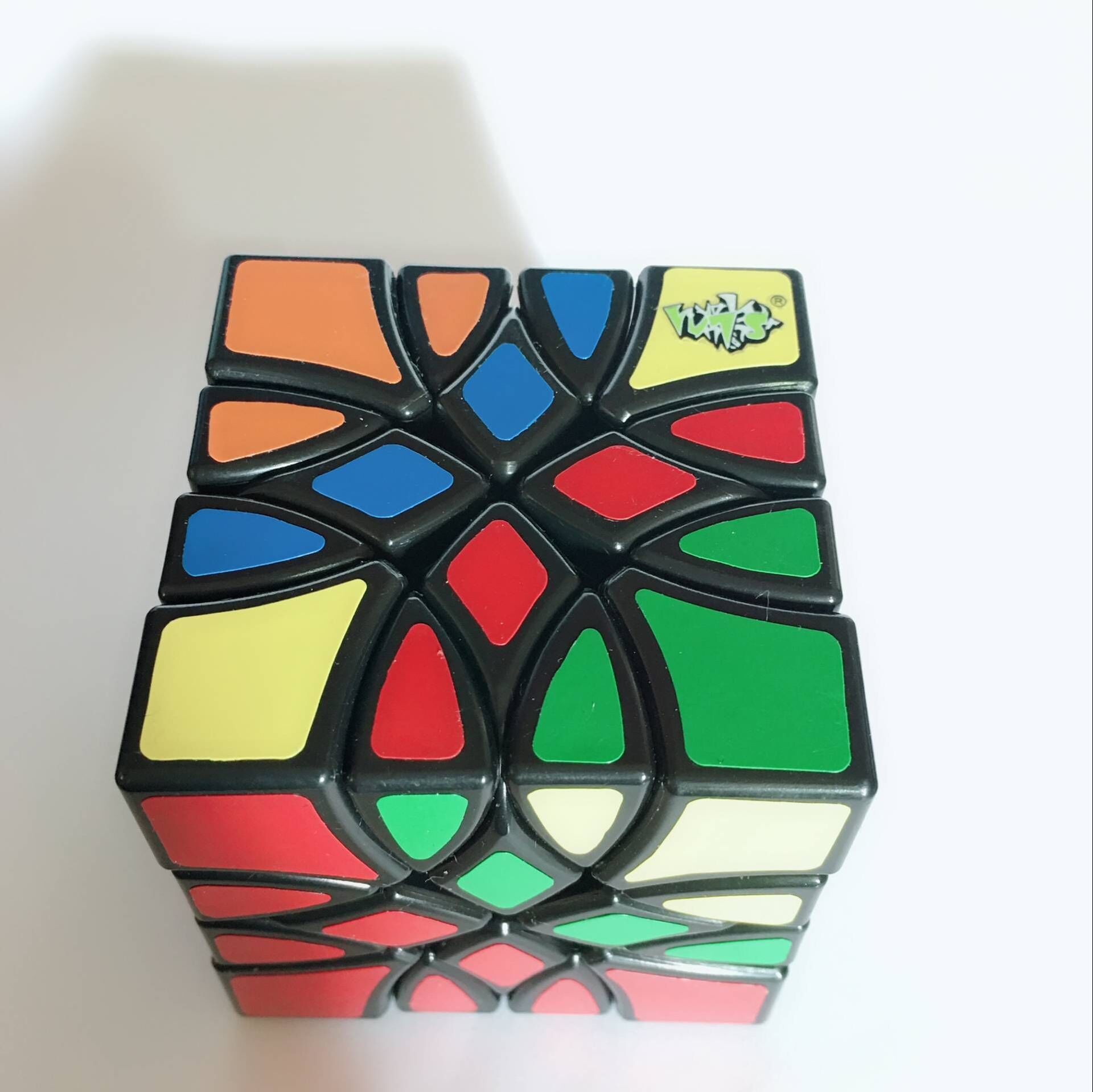 蓝蓝 马赛克魔方 黑色新品魔方顺滑玩具异形魔方趣味玩具