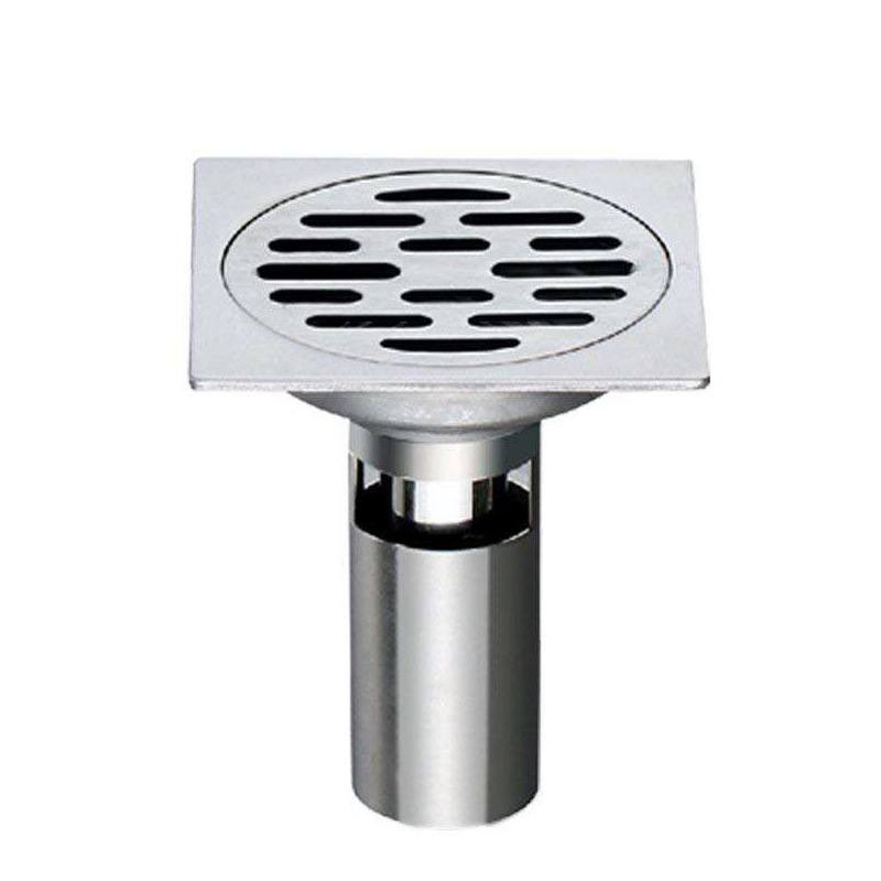 不锈钢地漏弹跳防臭地漏方形浴室地漏盖加厚dn50dn75工程生产厂家