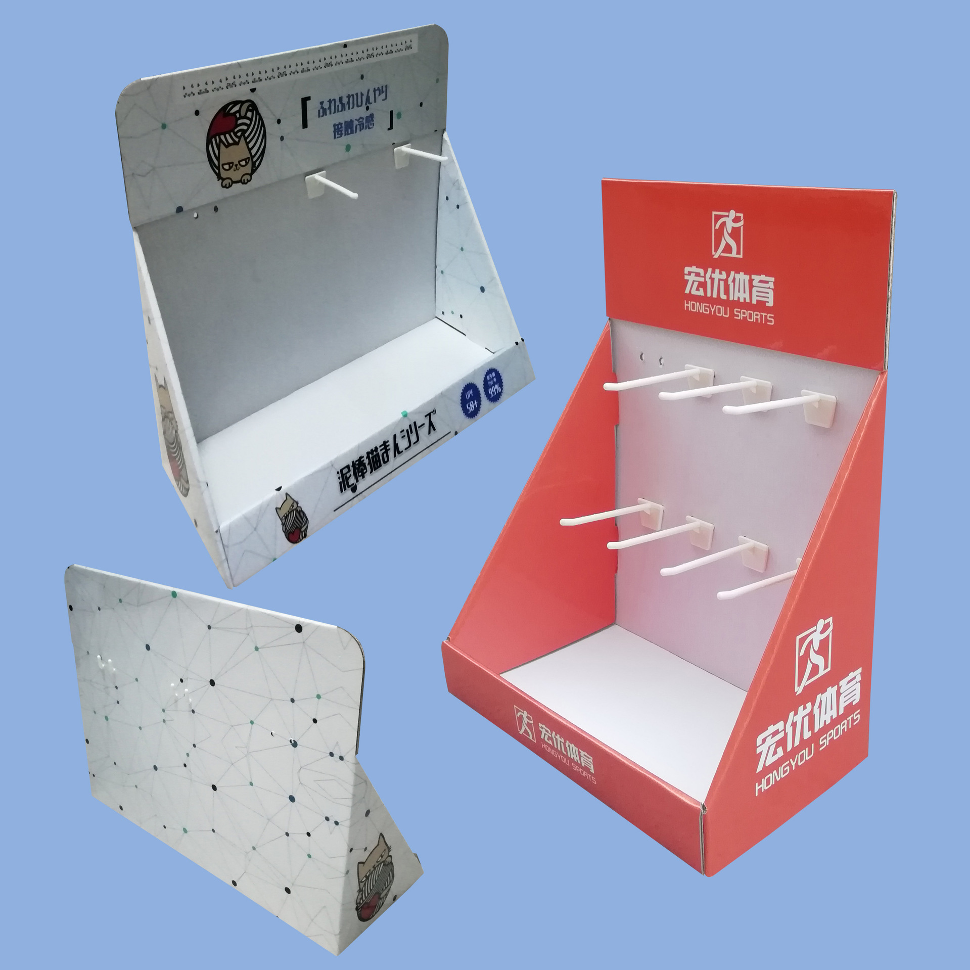 纸货架定制卖场玩具瓦楞展示架货架落地式食品纸展示架pdq展示盒