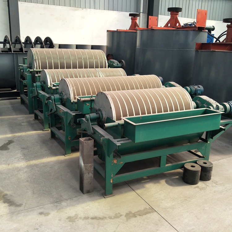 小型干湿式磁选机强磁永磁筒式磁选机铁矿分离设备